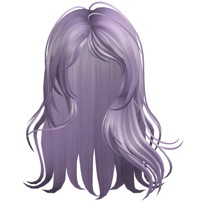 Lavender Side-Swept Hair