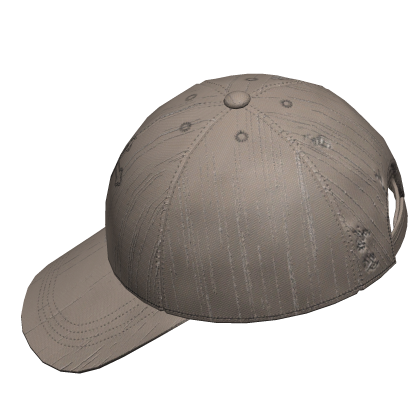 Y2k Streetwear Backwards Cross Cap Faded Beige