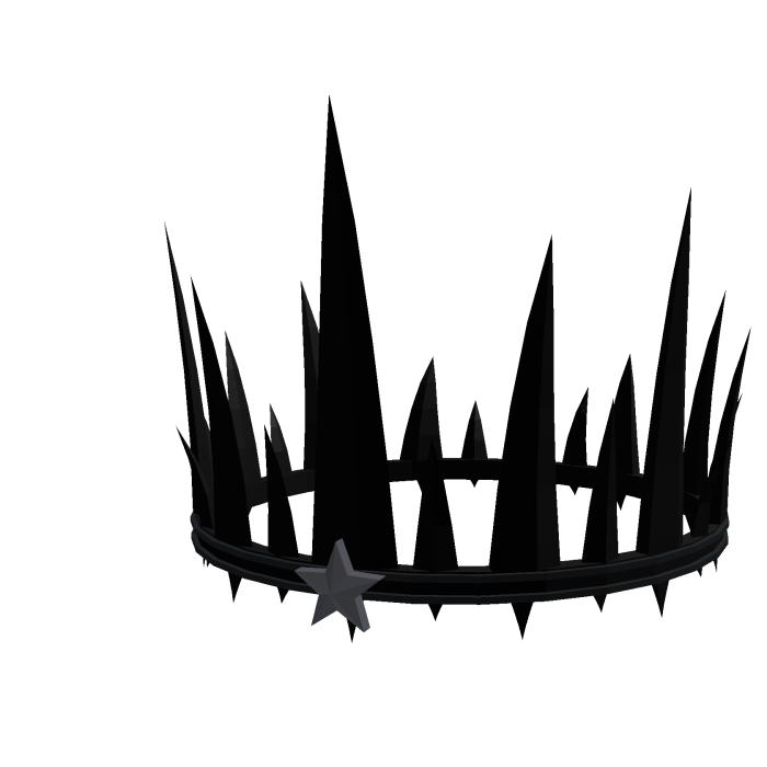 Black Spiked Crown