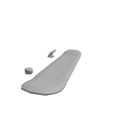 seperated skateboard mesh