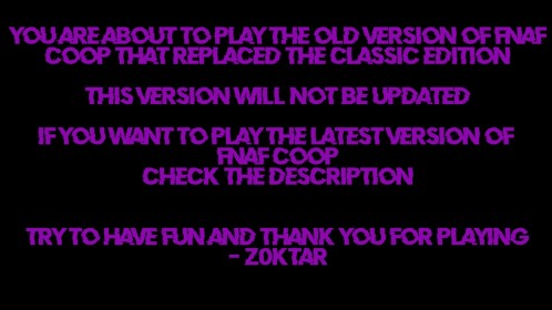 FNAF: Co-op - Legacy