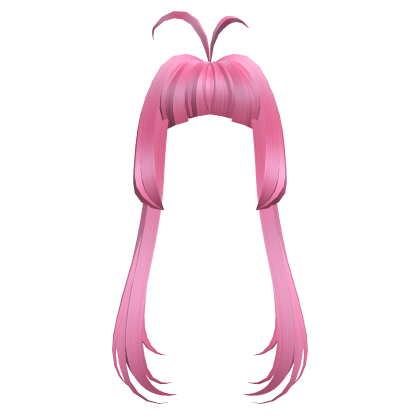 Pink Popular Long Anime Hair Bangs Roblox item