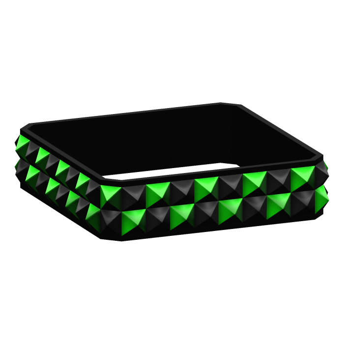 Green Studded Scene Bracelet [R6 Right]