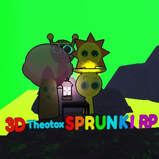 3D Theotox Sprunki RP Roblox game