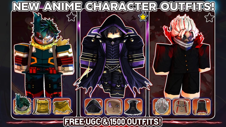 [⭐FREE UGC] アニメ衣装デザイン