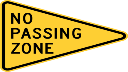 No Passing Zone Sign Roblox decal