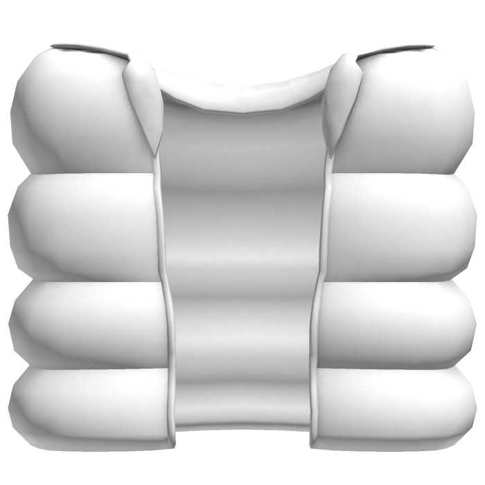 white cozy puffer vest