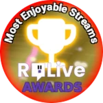 🏆 Most Enjoyable Streams Roblox badge thumbnail
