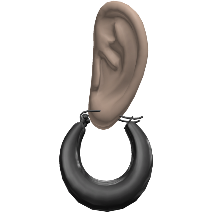 Lightweight Vintage Hoop Earrings Ears