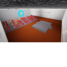 We make fun games on roblox (aper ture) training