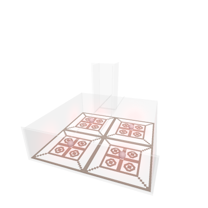 Lobby with forcefield