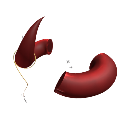 Red Devil Broken Horns Stars Roblox item