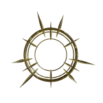 [ ⭐ ] Gold Spiked Halo [ v1, pbr ]
