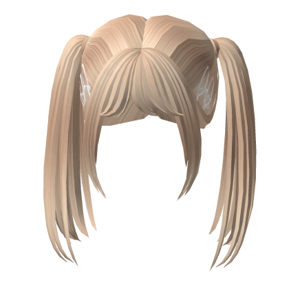 Blonde Cyberpunk Y2K Grunge Ponytail Hair Roblox item