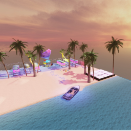 Tropical Beach Hangout🌴°｡🧸