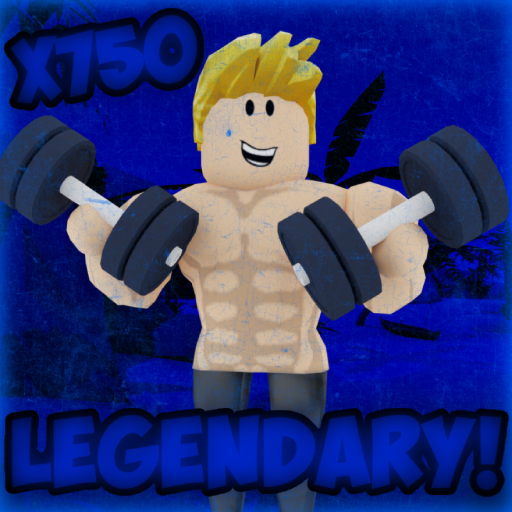💪 [X750] Legendary Lifting Simulator 💥 official Roblox game thumbnail
