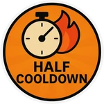 Half Cooldown!
