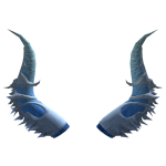 Ocean Blue Demonic Horns