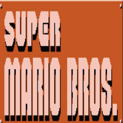 Title for pixel videogame Roblox decal