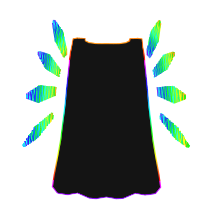 Rainbow Animated Cape Roblox item