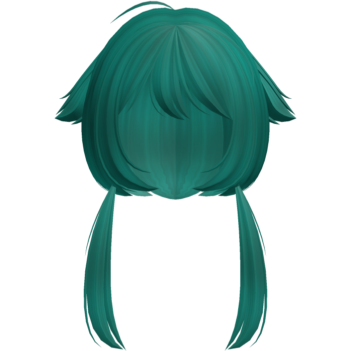 teal alternative jellyfish vkei hair