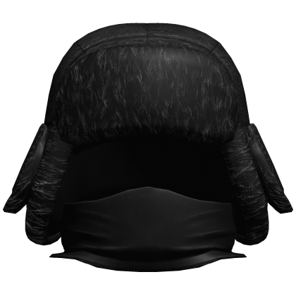 Black Ushanka w/ Face Mask Roblox item