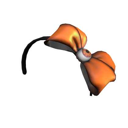 Halloween Eye Bow Headband Orange