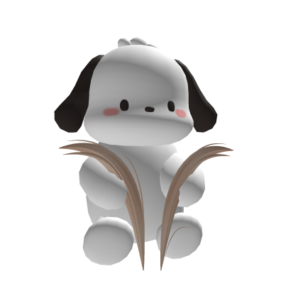 Pochacco Hair plushie blonde🎀🍮 Roblox item