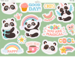 Cute panda pop