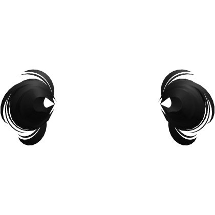♡ kawaii messy black space buns Roblox item