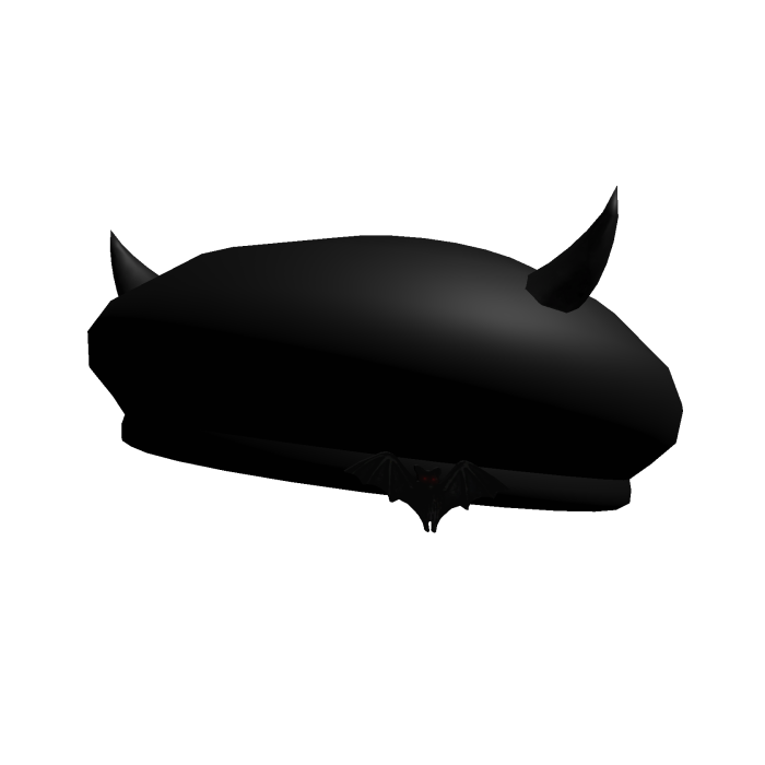 Black cute kawaii biret bat