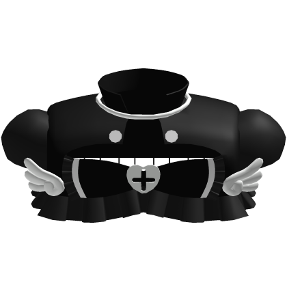 cute emo moe black halloween nurse angel set 