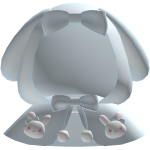 ♡ (FREE) Kawaii Winter Snow Bunny Poncho