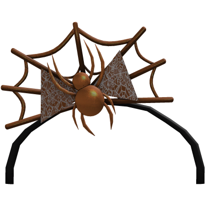Halloween Orange Spider Headband  Roblox item