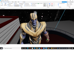 thanos boss battle of titen