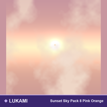 Sunset Sky Pack 8 Pink Orange Purple Presets