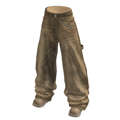 Baggy Carpenter Jeans (Tan)