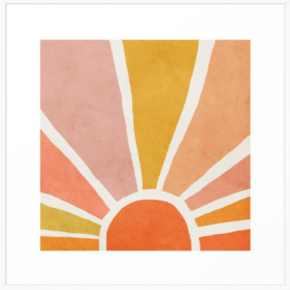 pastel peach sunrays Roblox decal