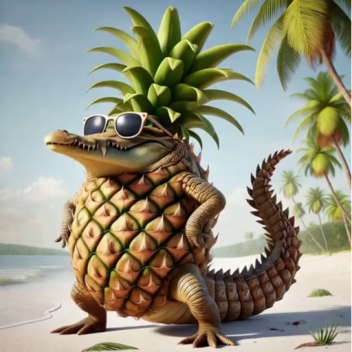 поездка на тележке в крокодилдо