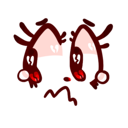Kawaii Heartbreak Face Roblox decal
