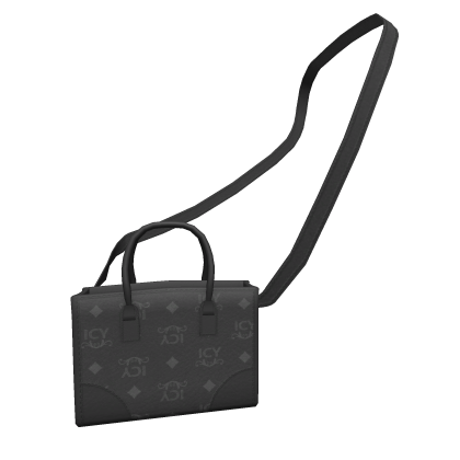 Custom designer Icy monogram bag Black thumbnail