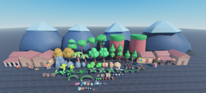 Low Poly Adventure Village: Stylized Nature  preview 1