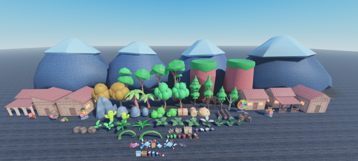 Low Poly Adventure Village: Stylized Nature  preview 1