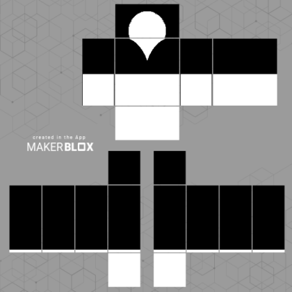 blusa manga larga negra Roblox decal