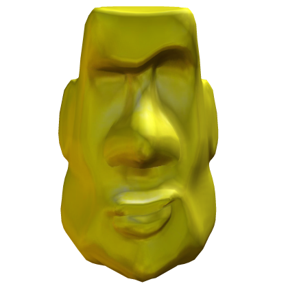 Gold Brainrot Sigma Smirk Moai Roblox item