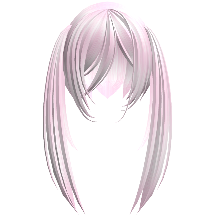 ୨ৎ Long Pink Soft Emo Overgrown Pigtails