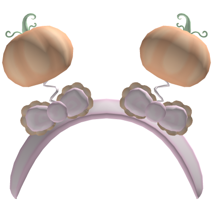 ♡‿・pumpkin halloween headband  . ‿ ♡ Roblox item