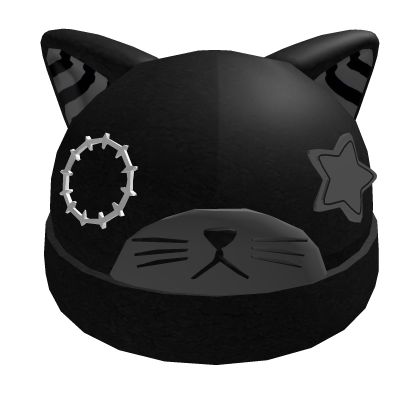 Grey Cute Cat Beanie