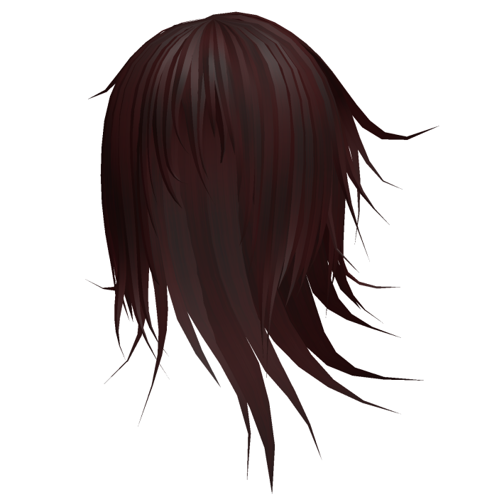 Dark Red Emo Vkei Windy Long Model Hair 74. 