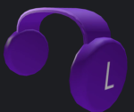 Purple Clockwork Headphones